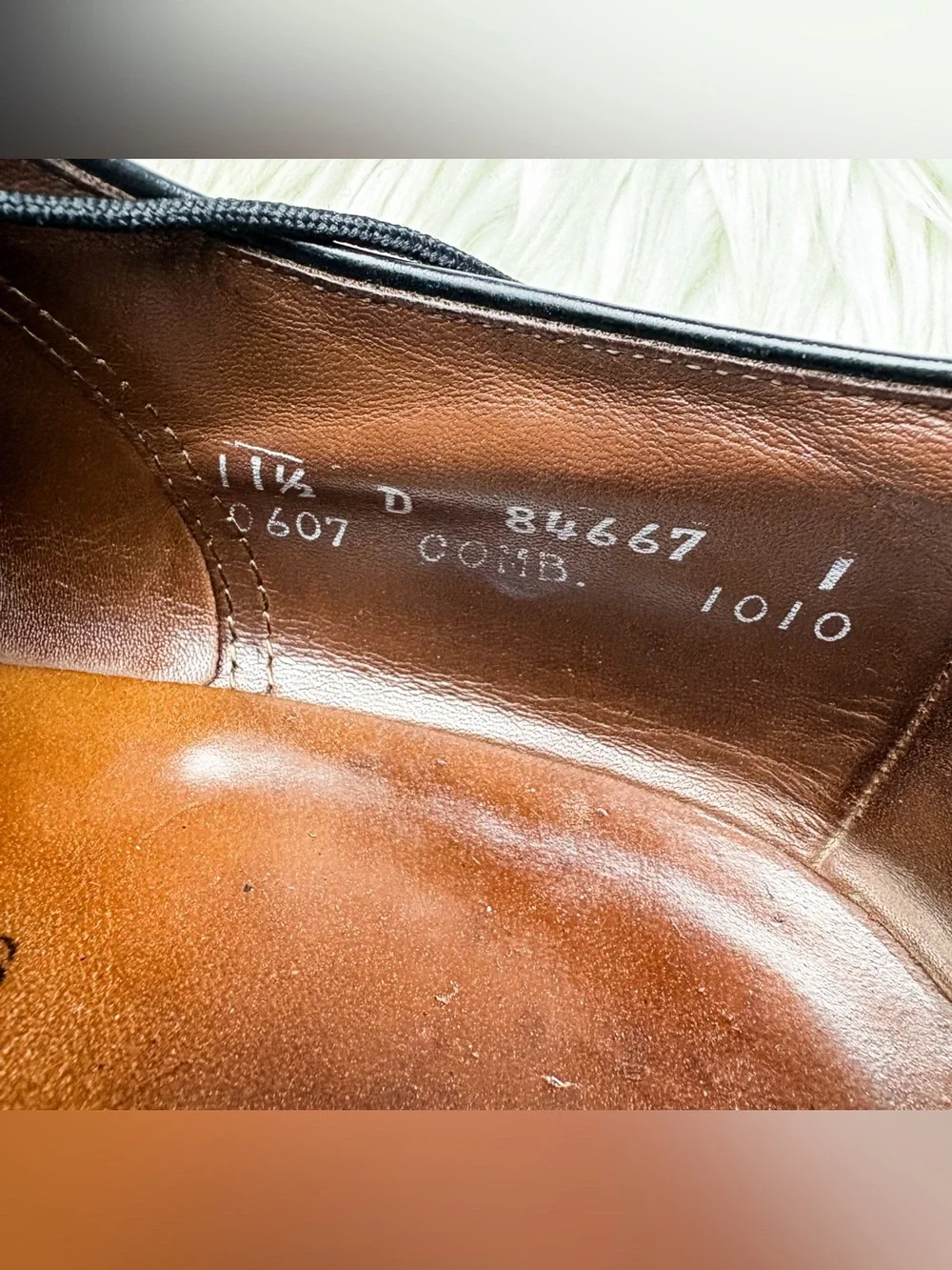 Allen Edmonds Lloyd McAllister Wingtip Oxford Dress Shoes Black Mens 11.5 Formal